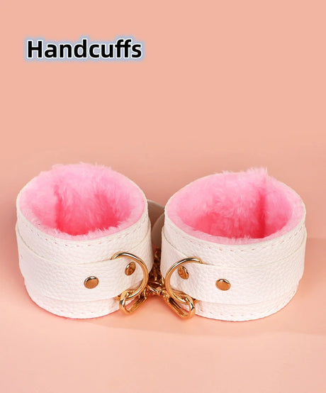 Leather BDSM Kit Handcuffs Sex Toys Games For Couples Body Harness Cuffs Bondage Straps Erotic Adult Sex Toys for Party Sexy