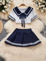 Women Sets Ruffled Apron Shorts Headband Maid Cosplay Costume Rabbit Officer Party Park Performance Sexy Suits Hotsweet Clothes