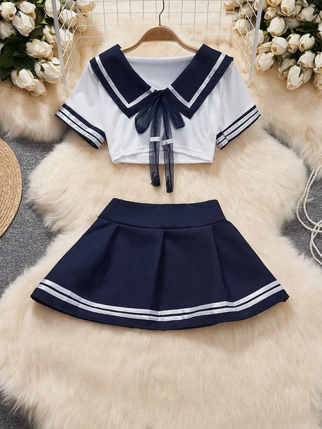 Women Sets Ruffled Apron Shorts Headband Maid Cosplay Costume Rabbit Officer Party Park Performance Sexy Suits Hotsweet Clothes
