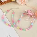 【Beautiful】Sweet Beads Chain Pacifier Gag Collar Couple Toy Soft Silicone High-end Adult Pacifier Creating An Exclusive Luxury