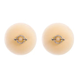 Tornova Solid State Rubber Nipple Patch Invisible and Traceless Solid Chest Patch Women's Sexy Breast Patch Nipple Decoration