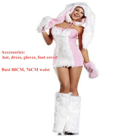 Adult Sexy Furry Animal Costume For Women Animal Costumes Halloween Carnival Rabbit Wolf Fox Cat Cosplay Furry Costumes Outfits
