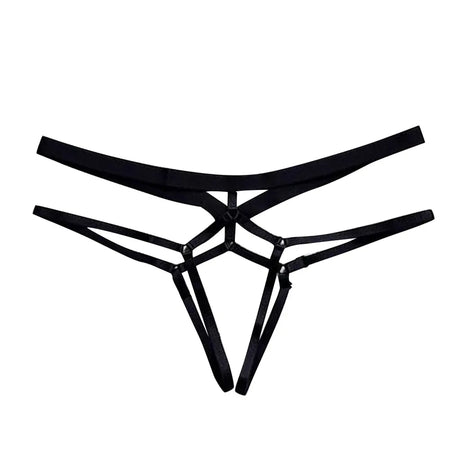 Women's Panties Open Crotch Thongs Sexy Hollow Briefs Underwear Erotic G Strings T-Backs Sweet Crotchless Seamless Panty