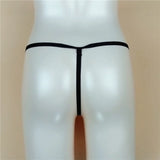 Sexy Massage Pearls Thong Women Panties Open Crotch G-string Erotic Lingerie Woman High Stretch Plus Size T Back Sex Accessories
