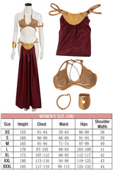 Leia Bikini Cosplay Slave Sexy Lingerie Costume Movie Space Battle Disguise Outfits Women Hand Props Halloween Fantasia Suits