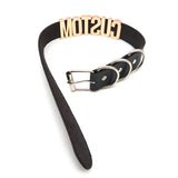 30MM Goth Sexy Rose Gold Letters Custom Collar Choker Necklaces Men Women BDSM Role Age Cosplay Chocker Customized Jewelry