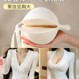 12CM Extreme Push Up Bra for Small Breast, Ultra Thick Pad Wireless Plunge Lingerie, Sexy Padded Bra to Enhance Curves