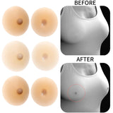 Sexy Silicone Nipple Pasties Seamless Invisible Adhesive Breast Covers Reusable Chest Pads Women Summer Swimwear Backless Pads