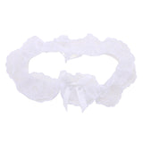 Women Sexy Lingerie Lace Floral Garter Belt Bowknot Leg Loop Wedding Garters Bridal Cosplay Fashion Stocking Ring For Ladies