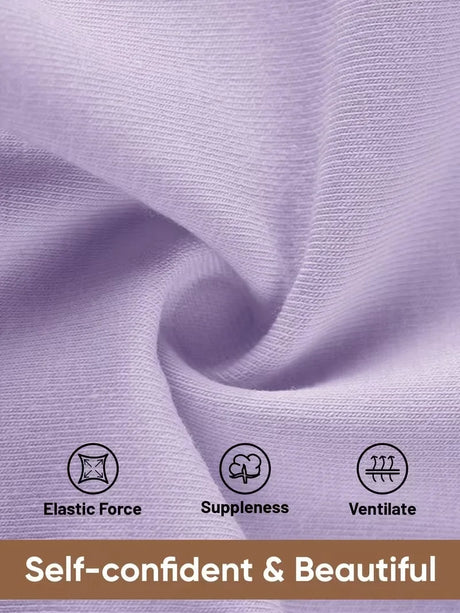High Waist Seamless Women Brief Underwear 8 Pack Plus Size Gentle Tummy Control Waist Hip Shaping Close Fitting Shorts