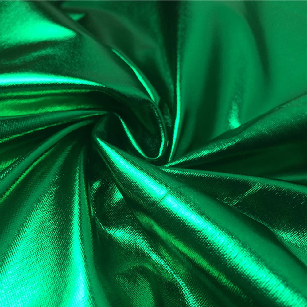Vinyl Metallic Stand Collar Jumpsuit Wet Look Shiny Patent Leather Catsuit Long Sleeve Zipper Crotch Body Suit Zentai Clubwear