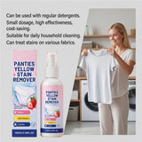 Underwear Stain Remover Spray 100ml Blood Secretion Yellow Spot Cleaner Gentle Skin Safe No Scrub Laundry Detergent for Lingerie