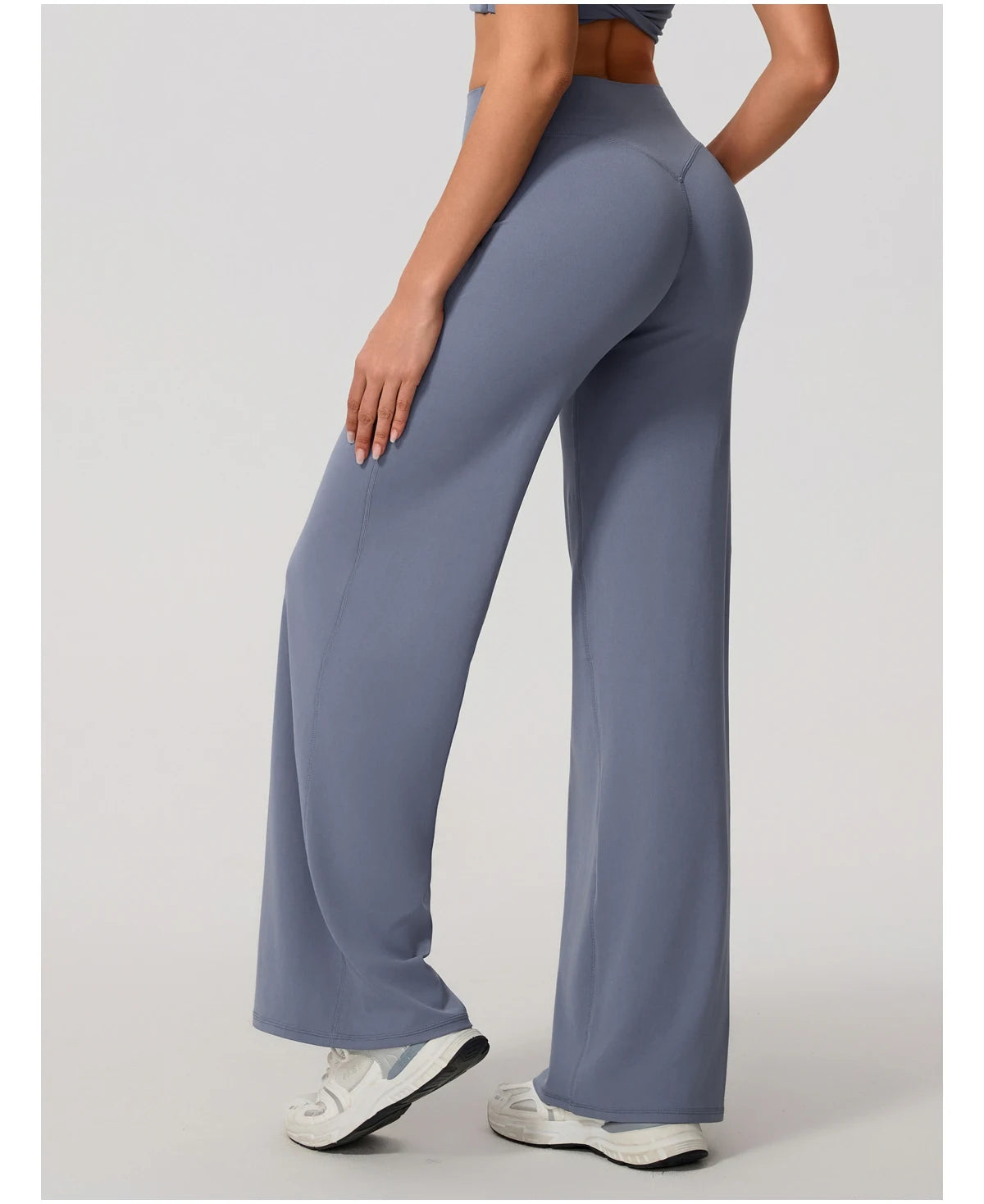 New Summer High Waist Wide-Leg Yoga Joggers Women's Autumn Casual Outdoor Sweatpants Female Straight Tracksuit Bottoms