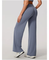 New Summer High Waist Wide-Leg Yoga Joggers Women's Autumn Casual Outdoor Sweatpants Female Straight Tracksuit Bottoms