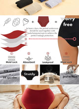 1Pcs Sexy Leak Proof Menstrual Panties Physiological Pants High Waist Women Underwear Period Comfortable Waterproof Briefs