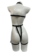 Women Sexy Harness Bondage Leather Lingerie Bdsm Bra Suspenders Leg Harness Goth Clothing Fetish Rave Garter Stocking 68YV