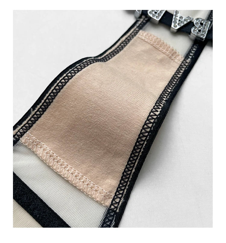 Rhinestones Sexy Girls Thong Lace Women Panties Letter G String Diamonds Briefs Hot Erotic Underwear Low Waist Female Intimates