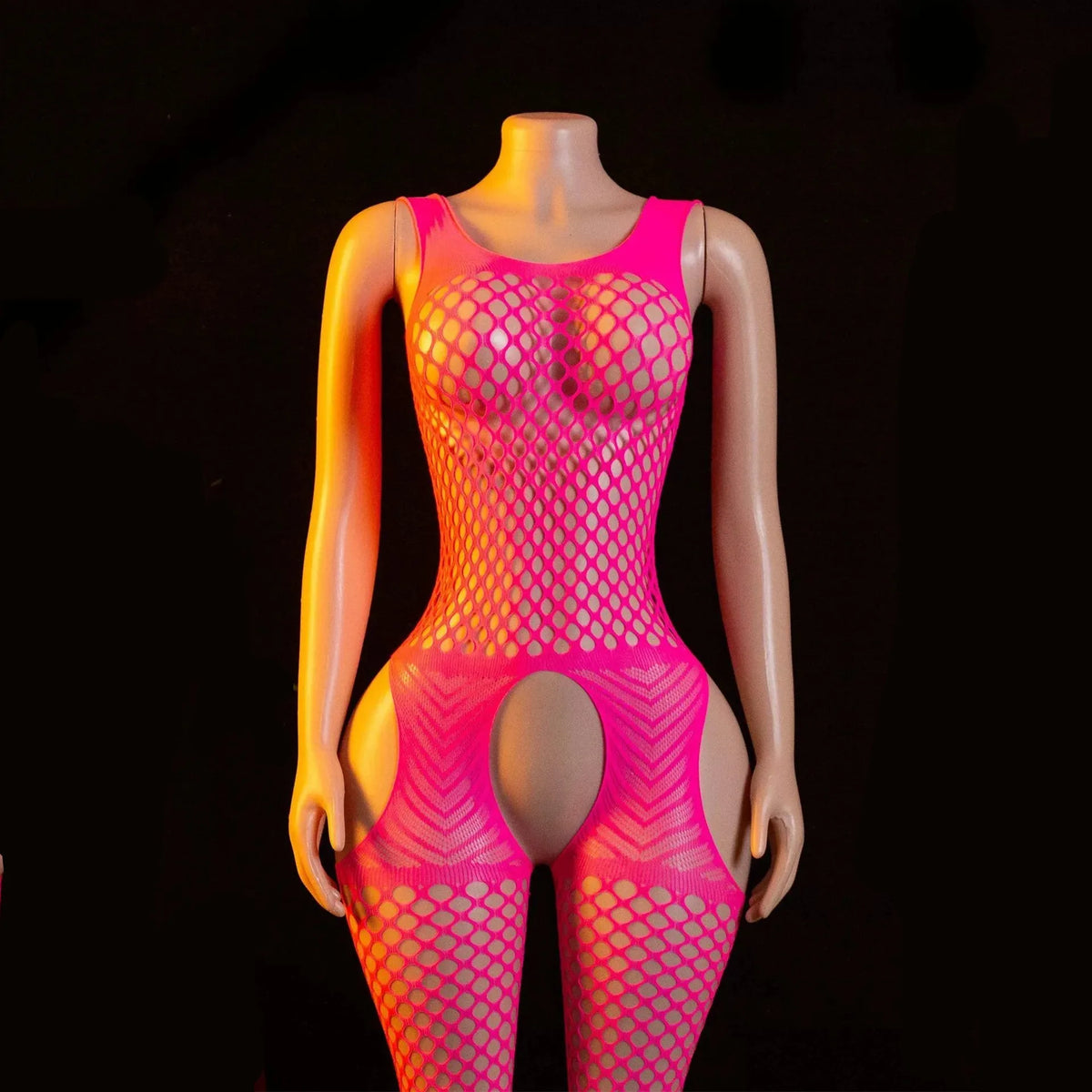 Babydolls Sexy Adult Open Crotch Body Stockings Female Black Women Fishnet Lingerie Underwear Transparent Bodysuit Costumes