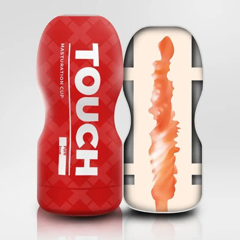 textureMale Masturbator Silicone Suction Cup with Realistic Vagina 3D Pussy Stroker Sleeve for Men Discreet Solo Playtime