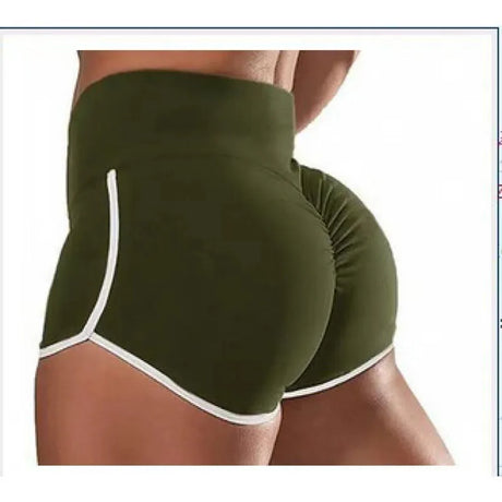 1pcs Women High Waist Stretch Tight Shorts Lady Sexy Solid Pantie Female Hip Lift Brief Women's Plus Size Sport Run Short Pant