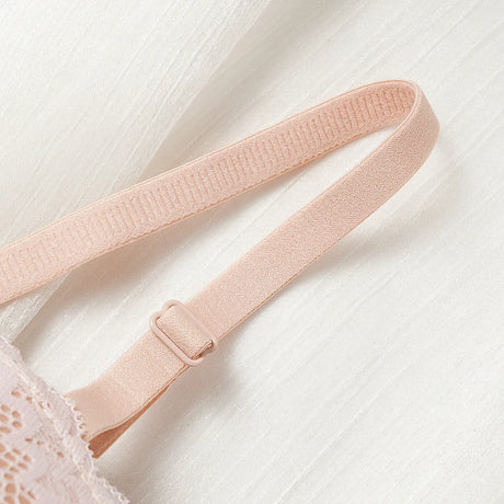 French Lace Half Cup Bra Women's Sexy Thin Top Thick Bottom Underwire Push Up Bra Comfortable Plus Size Bra Lingerie
