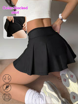Women’s Yoga Fitness Tennis Outfit High Waist Sports Skirt Summer New Style Quick Dry A-Line Skort Suitable For Running Workout