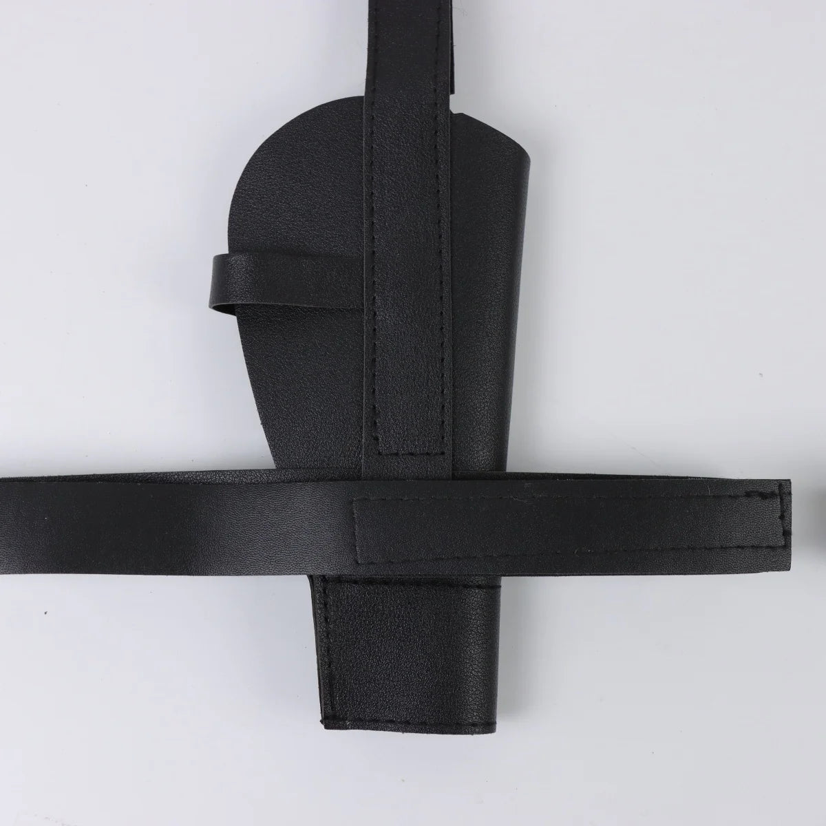 Women Faux Leather Set Steampunk Chest Harness Belt + Thigh Holster Medieval Pirate Cosplay Costume Accessories Halloween