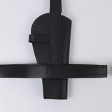 Women Faux Leather Set Steampunk Chest Harness Belt + Thigh Holster Medieval Pirate Cosplay Costume Accessories Halloween