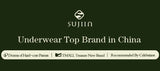 SUJIIN Sexy Seamless Wireless Bras for Women Push Up Padded Soft Support Invisible Lift V Neck Bralette Smooth Bra Female MX208