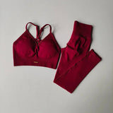 High-Waisted Hip-Lifting Women's Exercise Suit Shockproof Yoga Fitness Clothes for Running And Styling