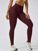 Women's Gym Tight Pants Seamless Yoga Pants Hip Lifting Workout Leggings Fitness Running Compression Sports Tights