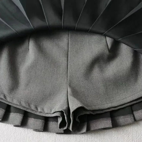 Sexy Women Pleated Skirts High Waist Summer Vintage Mini Skirts Korean Tennis Student White Designed Dance Skirt