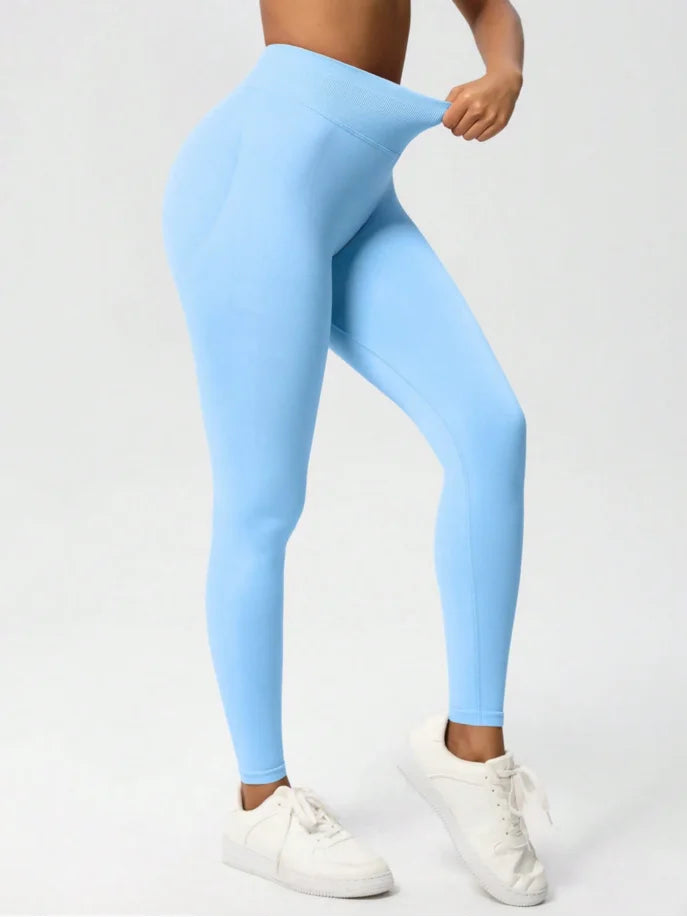 Women's Gym Tight Pants Seamless Yoga Pants Hip Lifting Workout Leggings Fitness Running Compression Sports Tights