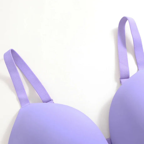 Seamless Wireless Bra Women Comfort Ice Silk Push Up Underwear 3/4 Cup Daily Lingerie Bralette Plus Size