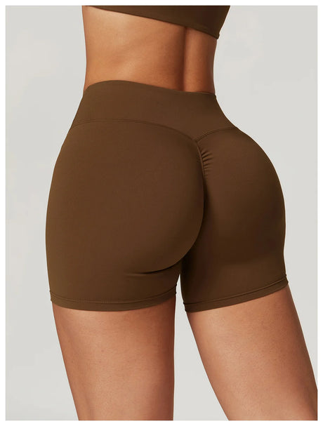 Women Fitness Shorts Sports Shorts Running Cycling Shorts High Waist Push Up Gym Shorts Workout Leggings Woman Yoga Clothing