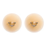 Tornova Solid State Rubber Nipple Patch Invisible and Traceless Solid Chest Patch Women's Sexy Breast Patch Nipple Decoration