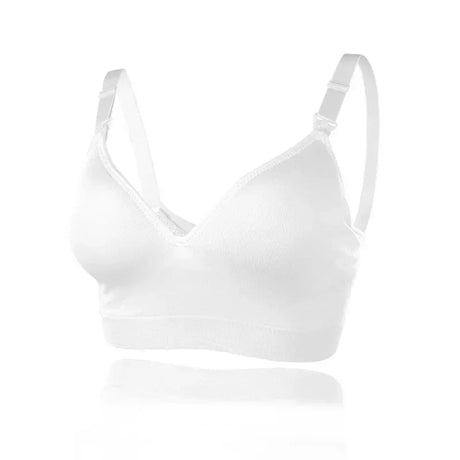 Wirefree Maternity Nursing Bra Breathable Anti Sagging Breastfeeding Brassiere for Pregnant Women Daily Wear