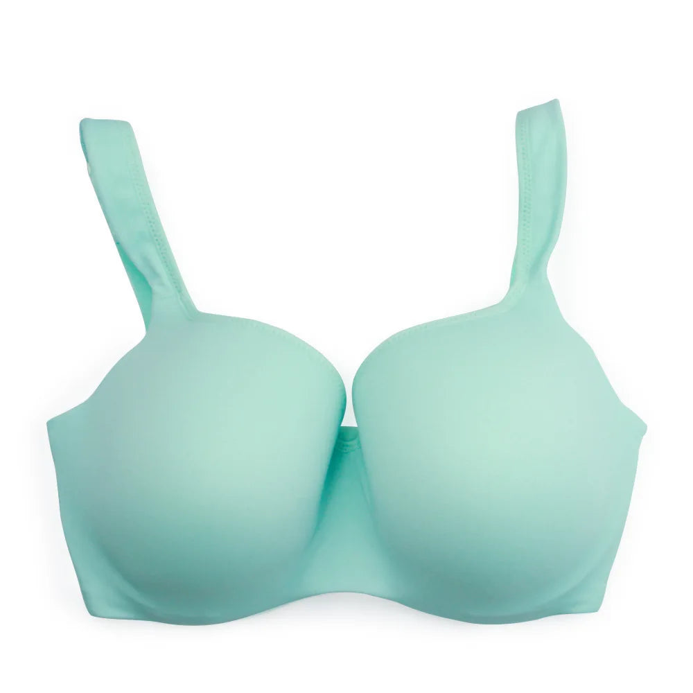 Seamless Plus-size Womens Anti-sagging Balconette Lightly Padded Push Up Bras Daily Full Cup Push-up Support Underwire Lingerie