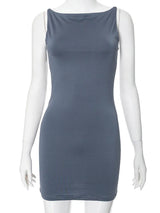 Women's Sleeveless Mini Wrap Dress Y2K Basic Casual Fashion Summer Sexy Elegant Club Party Evening Outfit 2025