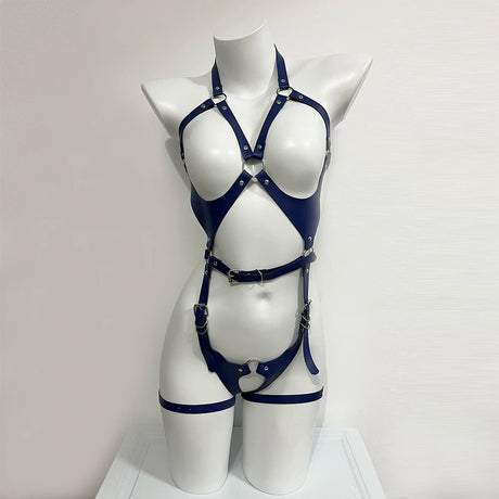 Sexy Body Harness Belt Set Tights Women Bdsm Leather Lingerie Fetish Clothing Underwear Harness Bondage Sex Toy Accessories