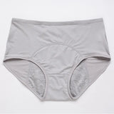 2pcs Women's Physiological Briefs Girl Menstrual Panties Ladies Period Leak Proof Panty Mid Waist Ice Silk Underwear