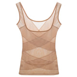 Mesh Thin Slimming Bodysuit Shaper Abdomen Tummy Control Postpartum Vest Lingerie Seamless Body Shaping Underwear Yoga