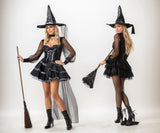 Women's Witch Halloween Costume Carnival  Adult Party Fancy Dress