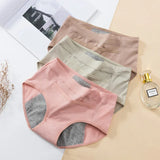 3PCS Cotton Menstrual Panties Leak Proof Breathable Sexys Panties Woman Women Girls Physiological Pants Women's Intimates M-XL