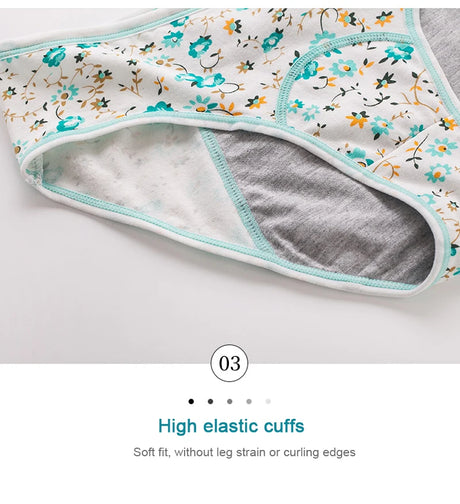 3pcs/Set Leak Proof Menstrual Panties Girls Period Underwear Sexy Pants Physiological Underwear New Product Waterproof Briefs