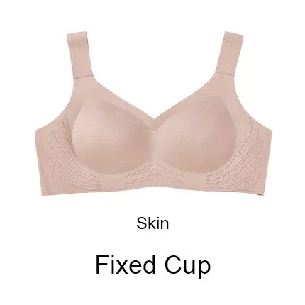 SUJIIN Wireless Seamless Bras for Women Minimizer Invisible Padded Push Up Bras Comfort Soft Support Anti-sagging Bralette Bh