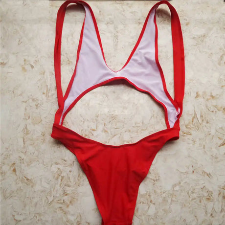 New Splicing Tummy Tut Out Sexy Monokini One Piece Swimsuit Bather Bathing Suit Swim Suit For Women Swimwear Female V110C