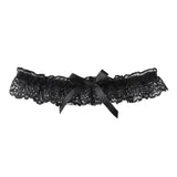 Women Sexy Lingerie Lace Floral Garter Belt Bowknot Leg Loop Wedding Garters Bridal Cosplay Fashion Stocking Ring For Ladies