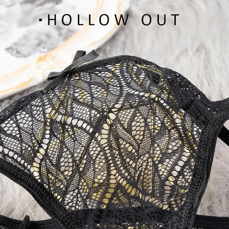 Lace Sexy G-String Thong Transparent Women Panties Low Waist Thongs Hollow Out Female Briefs Soft Intimate Lady Underwear
