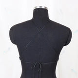 Women's Y2K Strappy Body Harness Belt, Adjustable Black Bra Harness for Daily Outfits & Party